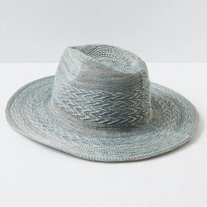 Free People Arrow Woven Packable Hat Slate